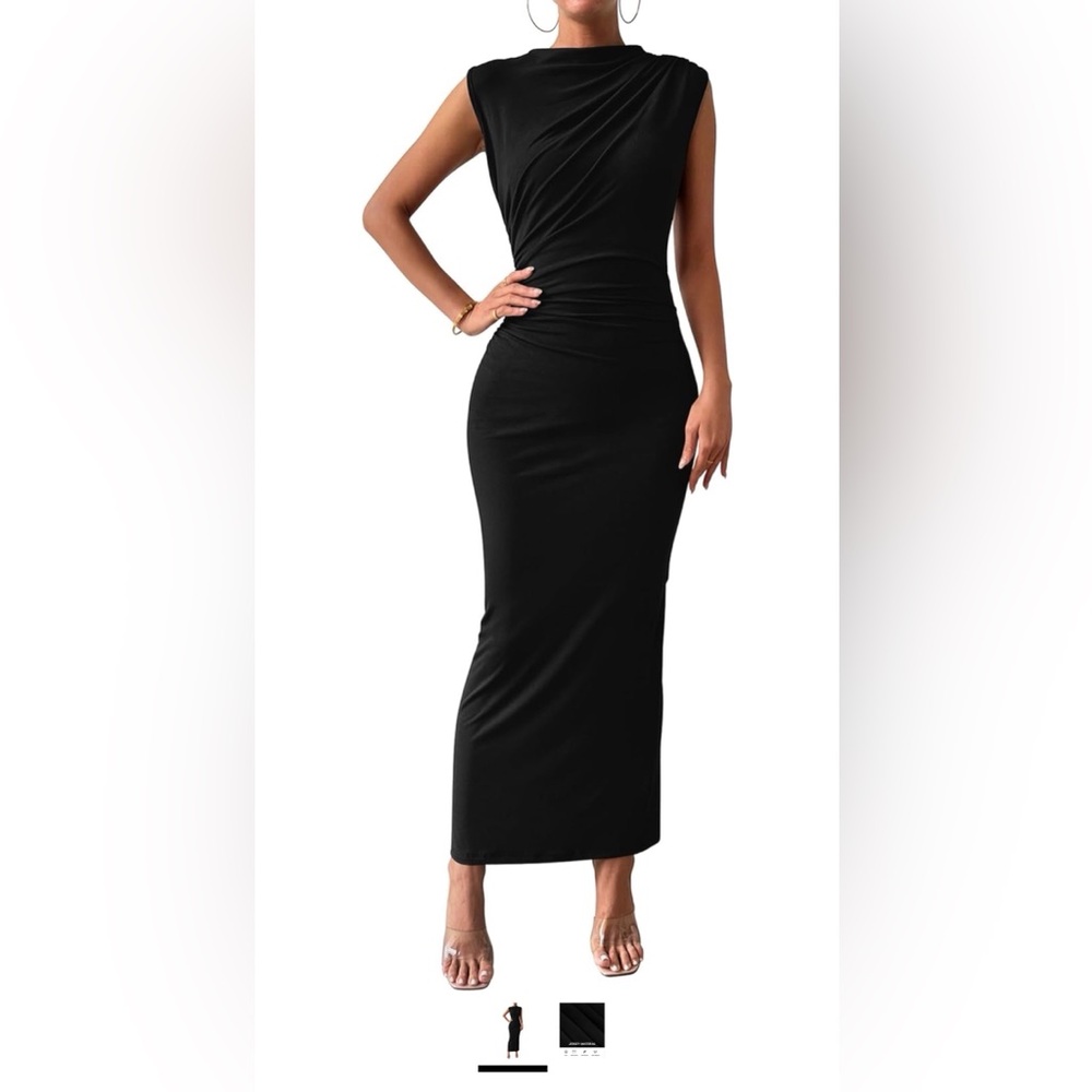 Source Unknown Black Maxi Dress